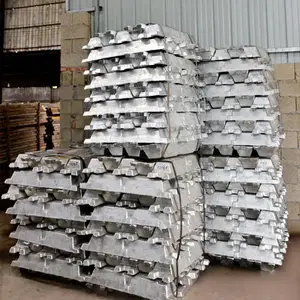银白色铝锭高品质高纯99.7% 99.8% 低价铝金属锭