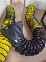 Tuyau flexible combiné en PVC résistant à la chaleur, revêtu pour haute température, 350 mm