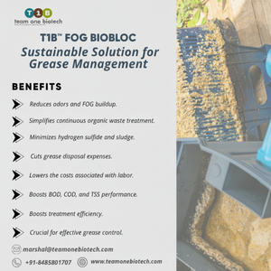 Bloc de traitement anti-graisse en plastique pour un contrôle efficace de l'accumulation d'huile - Product Image 1