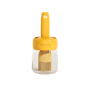 Oil <b>Brush</b> With <b>Bottle</b> Silicone Bristle PP Handle For Cooking Baking Barbecue Kitchen Use - Product Image 5