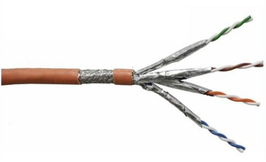 Câble réseau Ethernet LAN 23AWG 0.57MM 1000mhz résistant aux UV CAT7A CAT7 <span class=keywords><strong>CAT</strong></span> <span class=keywords><strong>7A</strong></span> SFTP PVC + PE pour enterrement direct extérieur - Product Image 4