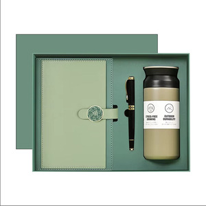 Bán buôn biểu tượng tùy chỉnh cá nhân chai và máy tính xách tay với Bút công ty lưu niệm văn phòng khuyến mãi cho doanh nghiệp Bộ quà tặng - Product Image 1