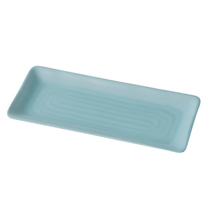 Plato rectangular de melamina Xiangyuan Meimei para restaurante de hot pot, plato de plástico imitación porcelana para barbacoa. - Product Image 1