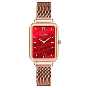 Delle Donne della vigilanza <span class=keywords><strong>Orologi</strong></span> top brand di lusso di modo rettangolare piccolo verde delle signore della vigilanza ultra-sottile orologio Al Quarzo Orologio Da Polso YK2002 - Product Image 3