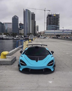 For <strong>McLaren</strong> <strong>720S</strong> <strong>Modified</strong> 1016 Style Carbon Fiber Gooseneck Double-Layer Spoiler - Product Image 4