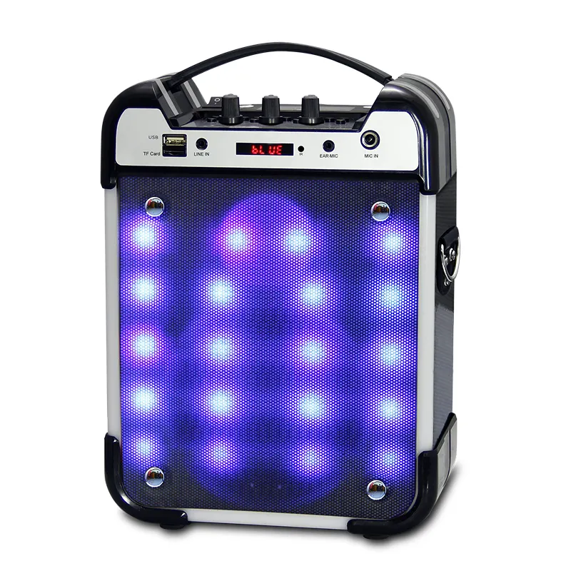 Led light speakers bluetooth home theatre system active backpack bluetooth speaker portable stand bluetooth speaker
