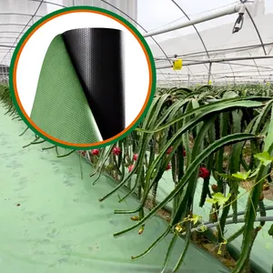 5ft x330ft Black Weed Barrier Landscape Tela Premium 1,5 m x 100m Hoja negra para malezas con permeabilidad superior