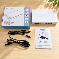 UPS Mini Baru 20000mAh 12V 2A untuk Router WiFi CCTV ONU Modem Optik 10 Jam, Output PoE DC, Catu Daya Cadangan, Baterai 18W 74Wh