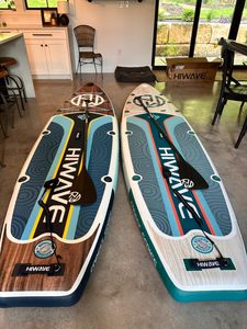Customized Cheap Standing Paddle Board Unisex Drop Stitch <b>Inflatable</b> SUP for Beginner HW06/7 Beginner-Friendly Design for - Product Image 3