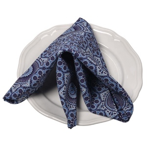 Nhà Máy Bán Buôn 4 Miếng Vải Nhà Bếp Chất Lượng Cao In Ấn Pháp Lanh Sợi Polyester Khăn Ăn - Product Image 4