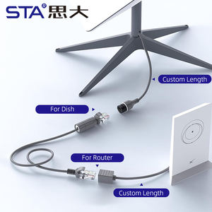 Connecteur d'extension étanche mâle vers femelle SPX, prise vers adaptateur <span class=keywords><strong>RJ45</strong></span>, câbles de communication pour routeur et <span class=keywords><strong>antenne</strong></span> parabolique CAT5 CAT6E, 20 cm - Product Image 4