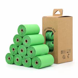 Eco-Friendly Plastic Dog Poop <b>Bags</b> 23x33cm for Small Animals - Product Image 1