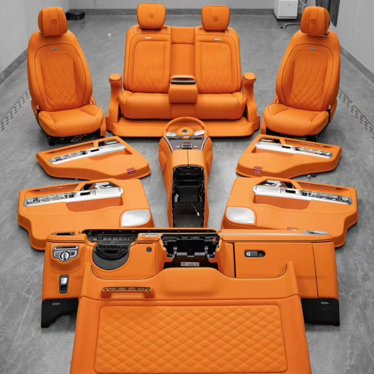 Mercedes G500 Interior Upgrade to W464 with JDMCMA