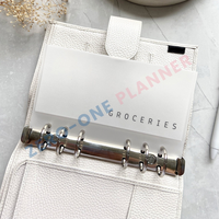 Enveloppes personnalisées A5 A6 A7 pour le rembourrage d'espèces Planificateur de budget Enveloppes en papier vélin givré sans fermeture éclair pour l'organisation d'argent