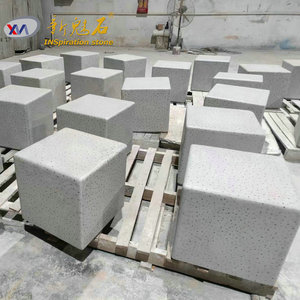 Nuevos Materiales de Construcción de Piedra: Taburete Cuadrado de Hormigón GRC Translúcido y Hueco para Paisajismo e Ingeniería Municipal - Product Image 3