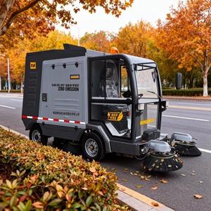 Nouvelle balayeuse de rue industrielle MN-S2000 poubelle autopropulsée 1000L et lavage à haute pression en <span class=keywords><strong>option</strong></span> pour les débris et les taches de feuilles - Product Image 1