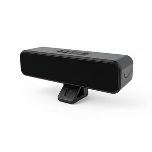 Inwa Black <b>Plastic</b> Computer Speakers with AirPlay for Desktop PC Laptop USB Monitor Clip 2.0 <b>Channel</b> Home Theatre Sound Bar - Product Image 1