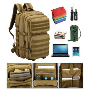 กระเป๋าเป้สะพายหลังแบบยุทธวิธี Protector Plus Custom 600D ไนลอน 45 ลิตร ระบบ MOLLE ลายพราง กันน้ำ วัสดุ PVC สำหรับตั้งแคมป์และเอาชีวิตรอด - Product Image 4