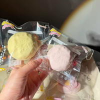 Pack de 5 mini-desserts squishy en TPR, fausses pâtisseries à remontée lente, jouet anti-stress pour les 14 ans et plus
