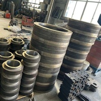 Machine à granulés de biomasse à haute productivité CE Vertical Ring Die pour sciure de bois, herbe, paille, branches et palettes de bois