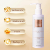 Ensemble de soins de la peau au collagène d'antilope et à l'eau de riz biologique, crème éclaircissante anti-rides pour le visage, formulée avec de l'acide hyaluronique et des ingrédients à base de plantes