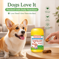 Nourriture et compléments alimentaires pour animaux de compagnie, multivitamines à mâcher 11 en 1, soins de santé pour animaux de compagnie, compléments pour les poils, la peau et le pelage des animaux de compagnie