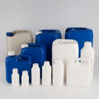 Conteneurs d'emballage en plastique HDPE haute résistance 100ml-25L cruches tambours bouteilles vis pour usage quotidien liquides produits chimiques détergents