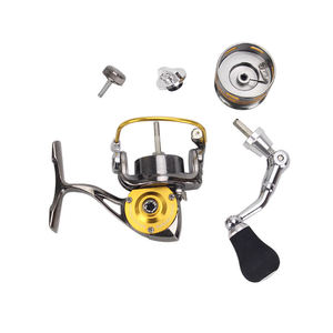 150 #   Mini moulinet de pêche en métal pour la pêche en mer, en rivière et en ruisseau - Product Image 6