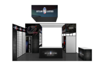 TANFU TF-J-231019 Panneau stratifié en aluminium 100 % personnalisé, panneau PVC Sinatra, stand d'exposition, agencement variable