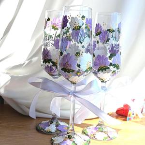 Vaso de Vidrio Moderno, Colorido, Pintado a Mano, Personalizado, Hecho a Medida, Hermético, de Gran Capacidad, Reutilizable, para Niños, Regalo - Product Image 2