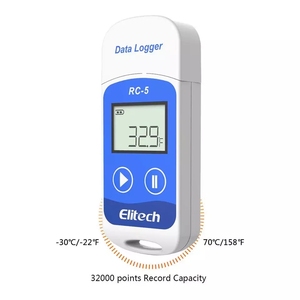 เครื่องบันทึกข้อมูลอุณหภูมิแบบดิจิตอล USB รุ่น RC-5 ความจุ 32,000 จุด สำหรับโลจิสติกส์ โซ่ความเย็น - Product Image 1