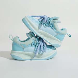 Chaussures décontractées pour femmes en microfibre premium à semelle épaisse et blocs de couleur, souples et confortables pour la marche estivale et la mode automne - Product Image 3