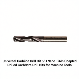 ดอกสว่านคาร์ไบด์อเนกประสงค์ 5xD เคลือบนาโน TiAlN สำหรับเครื่องมือกล - Product Image 2