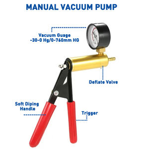 Bomba de Vacío Manual para Purga de Frenos Pistola de Succión 2 en 1 y Probador de Presión para Reemplazo de Líquido de Frenos - Product Image 4