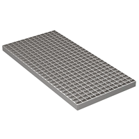 Rejilla de Acero Inoxidable con Recubrimiento de Zinc Pesado, Estándar ASTM A123, Resistente a la Corrosión y al Fuego, con Certificación CE, para Cubrir Drenajes