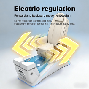 Sillón de Pedicura Rosa Personalizado de Moda con Masaje de Pies, Sillón de Spa para Pies Ecológico y Juego de Mesa de Manicura para Salón de Uñas - Product Image 3