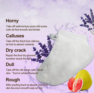 Oem Odm Toptan Nemlendirici Ayak Maskesi Çorapları Hyaluronik Asit Peeling Avokado Ayak Maskesi - Product Image 3