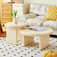 Table basse d'angle en bois moderne italienne Wisemax Rosegia pour salon, maison, hôtel
