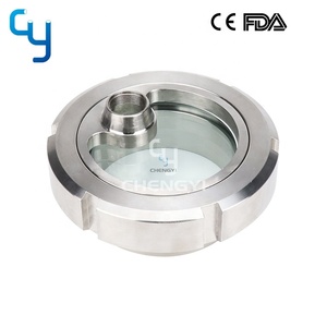 Vente directe d'usine, verre de visée rond en acier inoxydable sanitaire, type soudure, avec lampe de recharge - Product Image 5