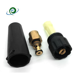 真鍮製VポートST-75フォームノズル 4000 PSI 1/4F 真鍮製 ブルーとブラック <span class=keywords><strong>1.2mm</strong></span>ノズル付き 車洗浄フォームツールに最適 - Product Image 5