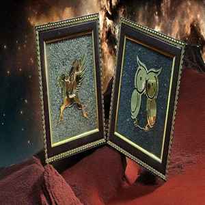 New Arrived High Quality Multiple Design Pyrite and Selenite Frame Home Decor <b>Gift</b> & Handicraft Wholesale Price - Product Image 4