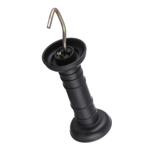 Manija de puerta con resorte estándar y aislamiento para cercas eléctricas - Pestillo de puerta agrícola de alta resistencia y retorno automático - Product Image 4