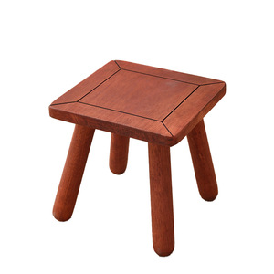 Solid Wood <b>Stool</b> Vintage Style Small Size Living Room Door <b>Stool</b> Adult Use Shoe Changing Coffee <b>Table</b> <b>Stool</b> - Product Image 5