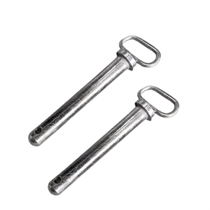 Nuevo Pasador de Enganche para Remolque de Tractor Multiusos, Piezas de Maquinaria Agrícola, Mecanizado de Precisión EN8/LC, Plateado en Zinc, JRS FARM - Product Image 1