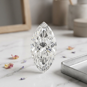 Diamants de laboratoire certifiés IGI, taille marquise, 0,60 CT F VVS1, en vrac, pour la fabrication de bijoux - Vente en gros usine - Product Image 1