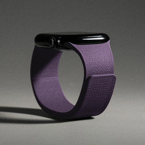 Correa Magnética de Silicona con Textura de Cuero para Apple Watch 10/9/8/7/6/SE/5/4/3/2/1/Ultra 2, Banda Magnética Ajustable y Suave - Product Image 3