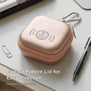 Mini Auriculares Inalámbricos Intrauditivos Ligeros, Estuche de Transporte EVA, Bolsa de Almacenamiento con Mosquetón - Product Image 4
