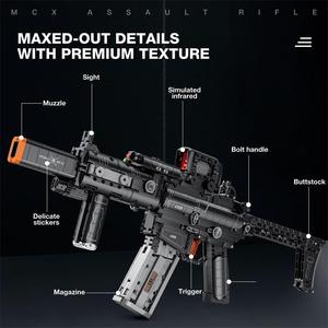 Reobrix 77025 militare Serie MCX <span class=keywords><strong>fucile</strong></span> d'assalto pistola <span class=keywords><strong>giocattolo</strong></span> 1589 pz modello tecnico educativo <span class=keywords><strong>giocattolo</strong></span> <span class=keywords><strong>giocattolo</strong></span> <span class=keywords><strong>giocattolo</strong></span> - Product Image 4