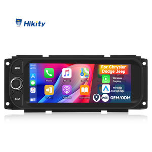 Radio para Auto Hikity de 6.86'' con Android para Chrysler, Jeep y <span class=keywords><strong>Dodge</strong></span>, Estéreo para Auto con CarPlay Inalámbrico, Android Auto, Audio para Auto, WiFi, GPS, Autoradio - Product Image 1