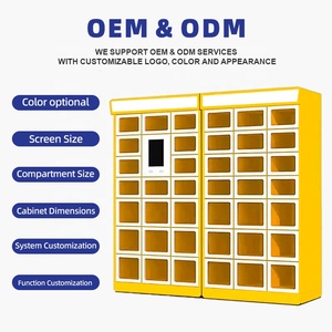 <span class=keywords><strong>Casier</strong></span> intelligent en acier avec chauffage et désinfection à température constante, armoire de stockage et de livraison en libre-service pour plats à emporter - Product Image 6